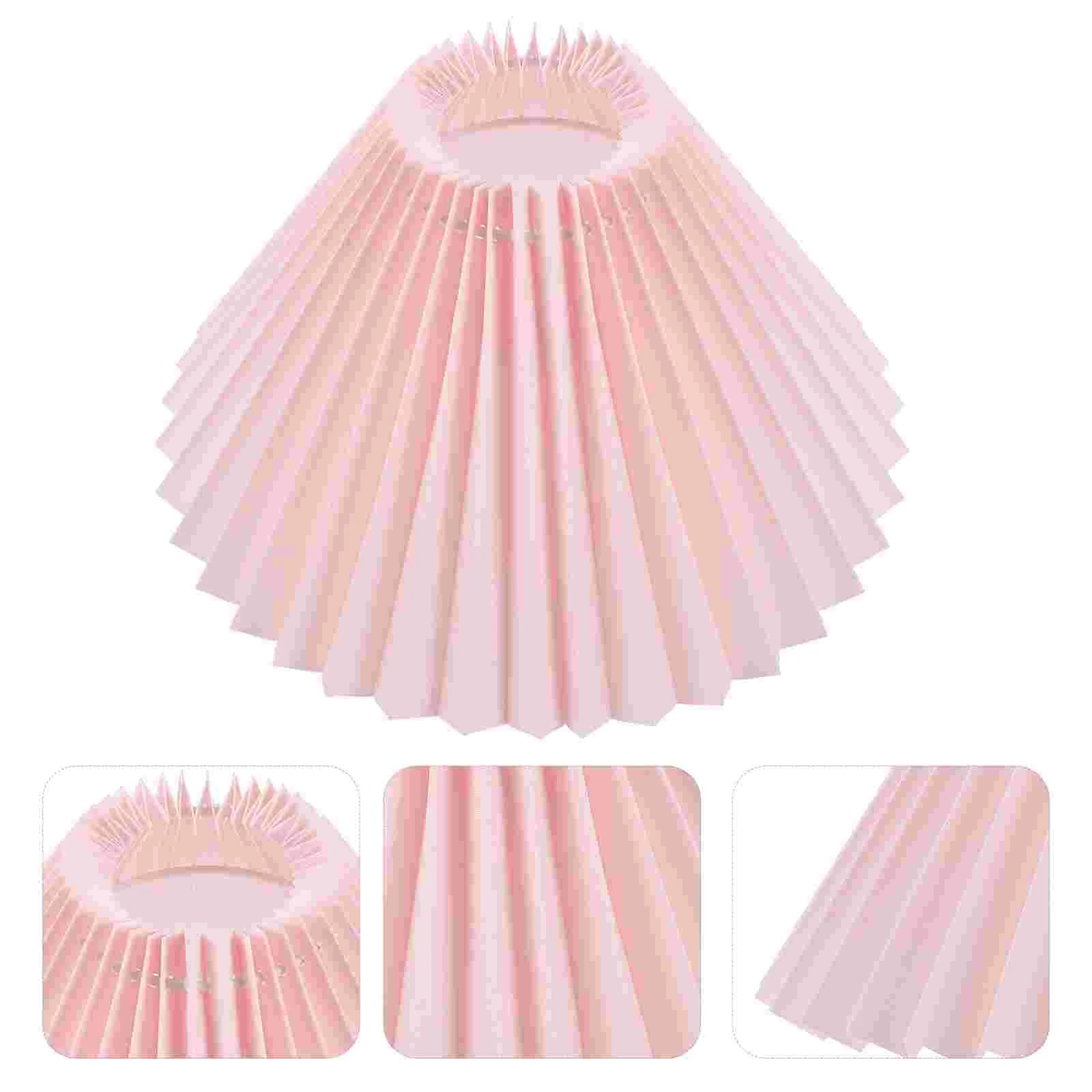 

Lampshade Pleated Cloth Light Shade Cover For Table Bedside Floor Lamps Dust Protective Home Decor Modern