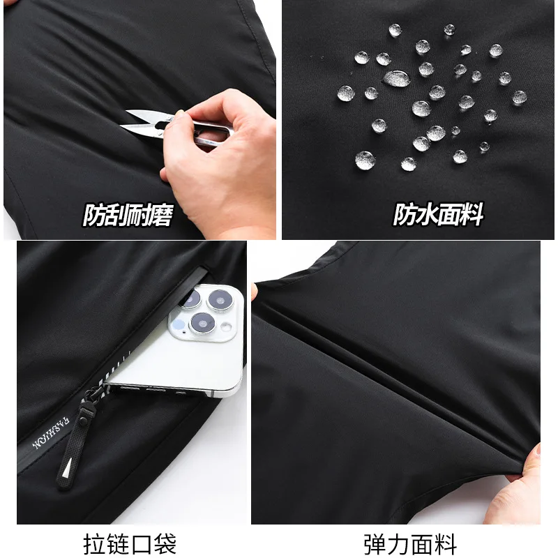 Men Winter Thick Warm Down Pants 90% Duck Feather Casual Solid Color Elastic Waist Down Trousers Man  pantalones hombre PT-605