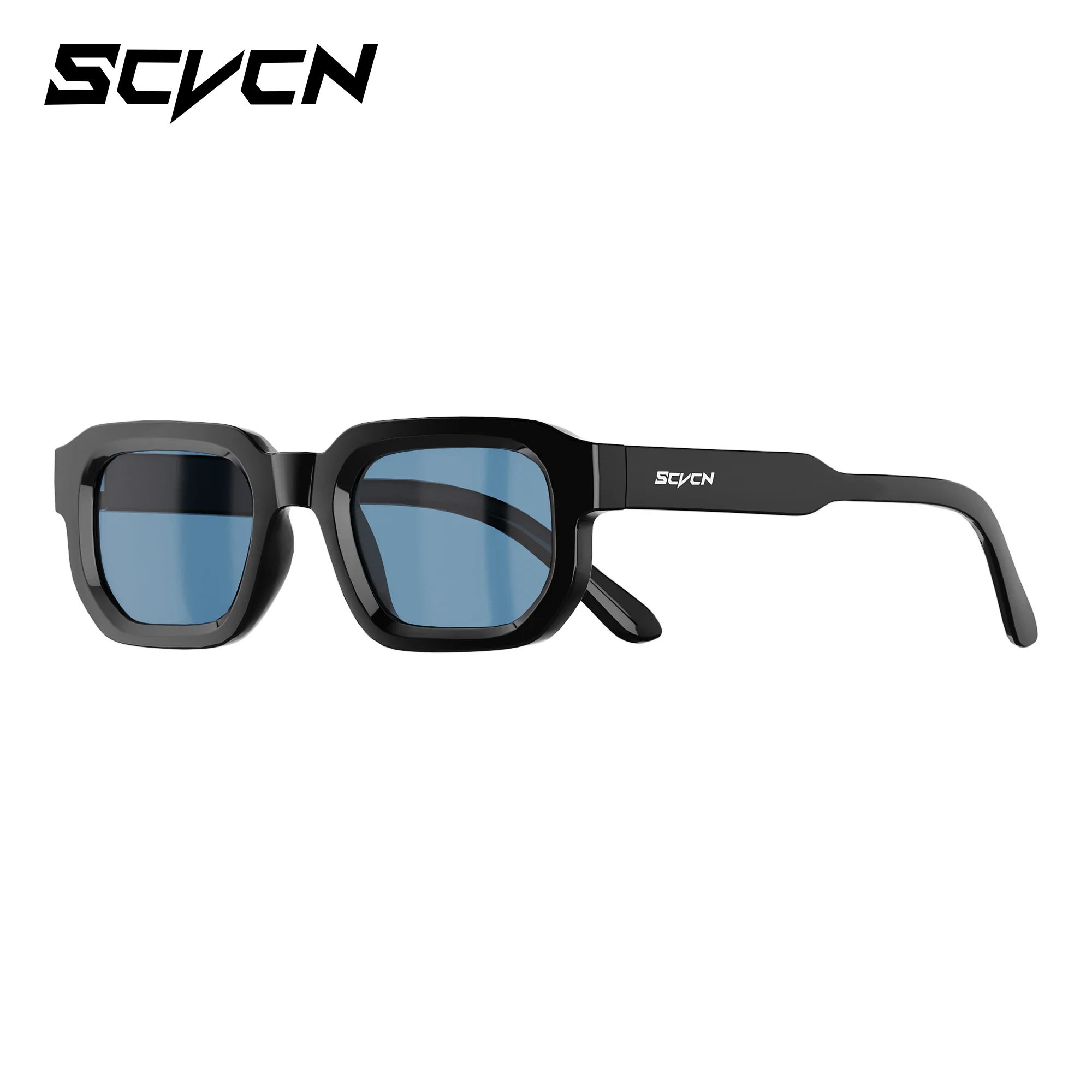 SCVCN Women Fashion Vintage Square Square Frame Sunglasses Men Fishing Driving Fashion Lightweight Travel Shopping Sun Glasses