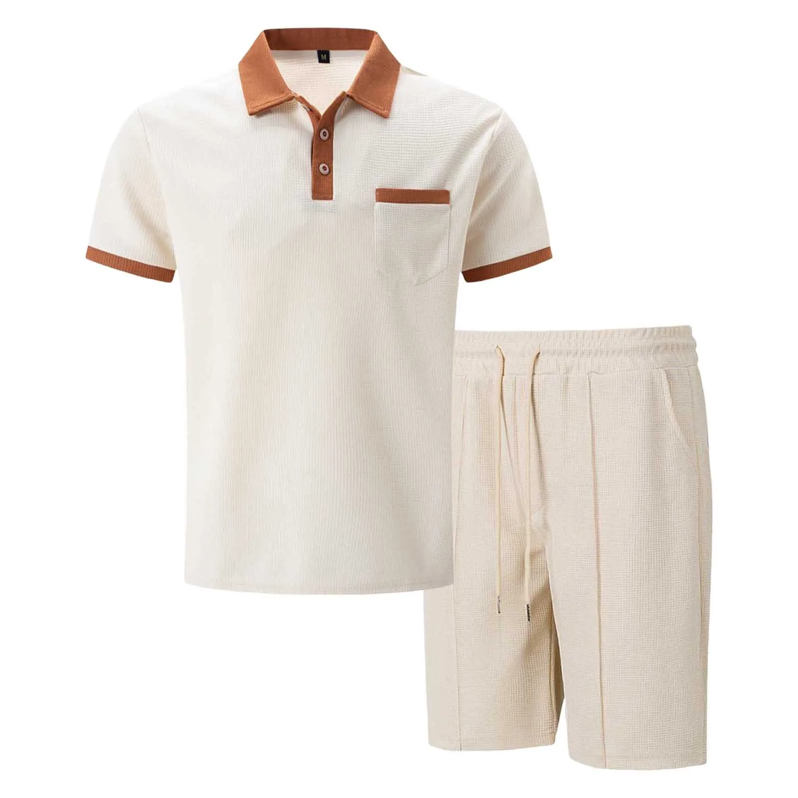 

Prom Outfits Men Mens Summer Shortsleeved Shorts Casual Set Mens Summer Shortsleeved Shorts Casual Hairy Bathing Suit for Men