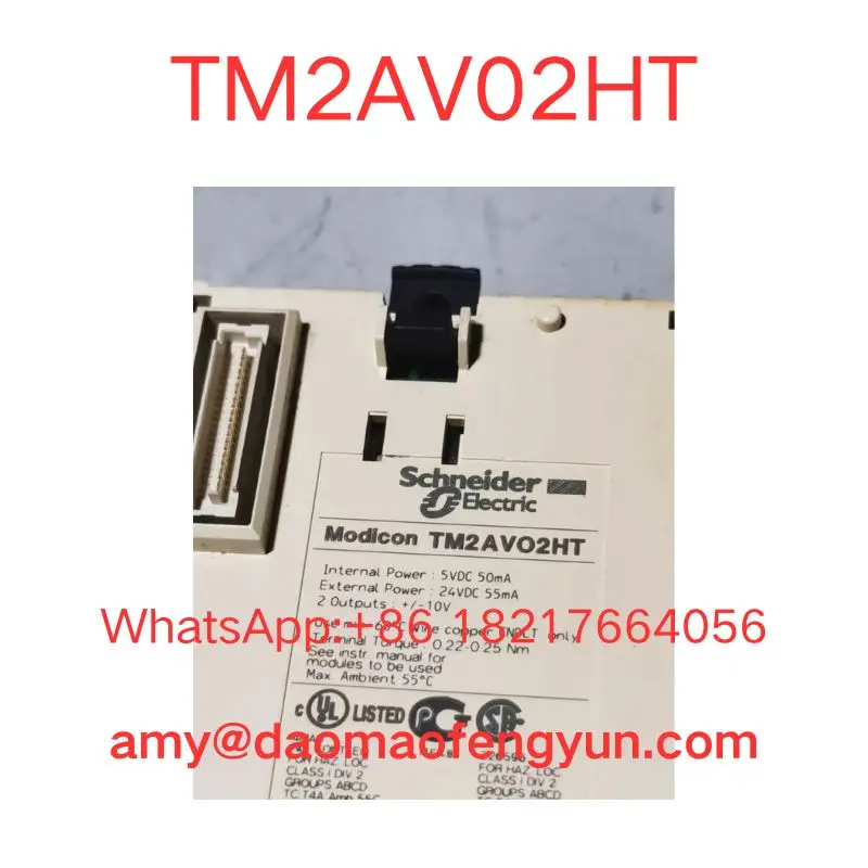 

Used TM2AV02HT plc module in good working condition fast shipping