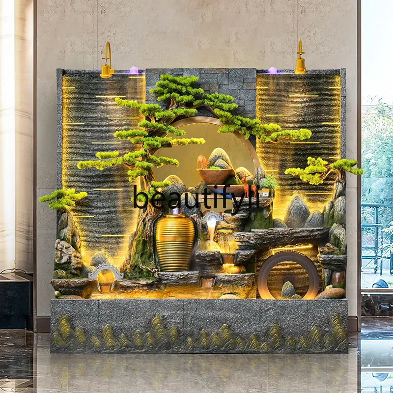 

A26 Настенная водяная занавеска, экран с беговой водой, организация двора, циркуляция пейзажа, водный рокарийный фонтан, пейзажный орна