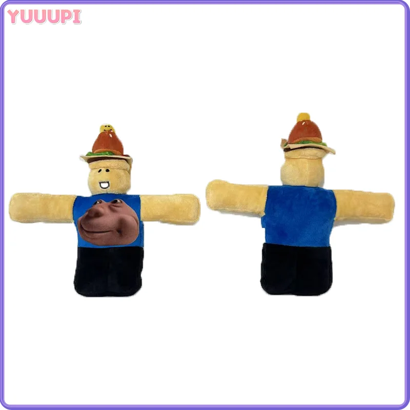 Forsaken Chance jouets en peluche Robot abandonné Hamburger Robot peluche Anime périphérique coton poupées enfants cadeau d'anniversaire figurine d'anime