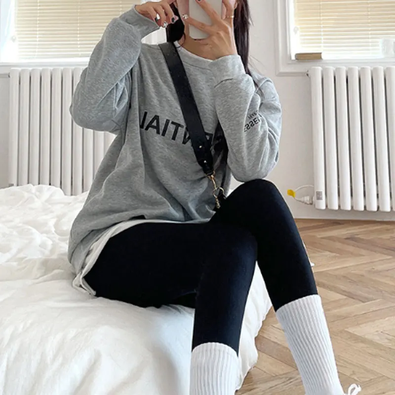 Autumn Winter High Waist Plus Velvet Shark Pants Women Seamless Fleece Warm Leggings Slim Casual Sports Fitness Yoga Leggings image 6