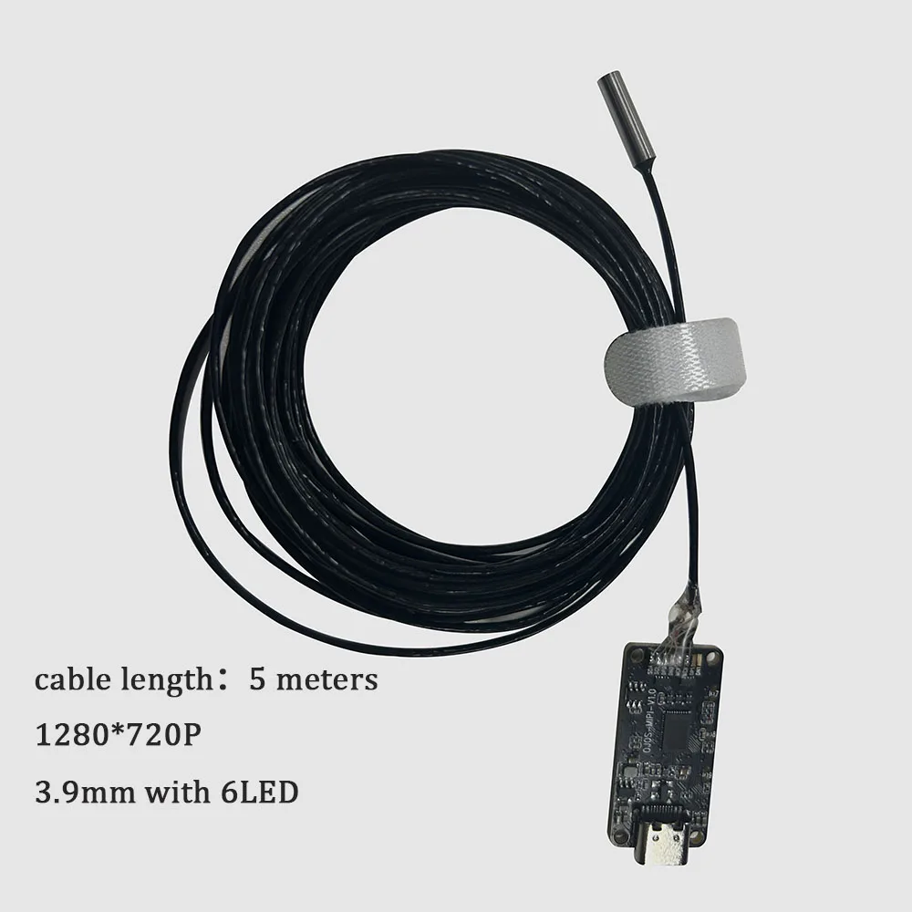 กล้องจุลทรรศน์1MP เซ็นเซอร์ CMOS ส่อง Ov9734 6มม. โมดูล USB สายเคเบิลขนาดเล็ก5ม.