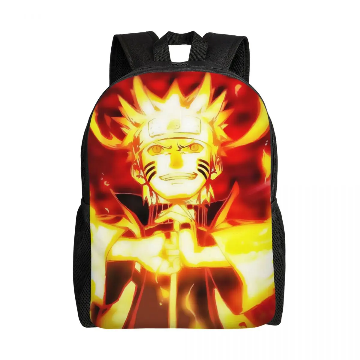 

Индивидуальные рюкзаки с мультяшными персонажами У-Узумаки и Н-Наруто для женщин и мужчин, базовые школьные и студенческие сумки для книг с принтами