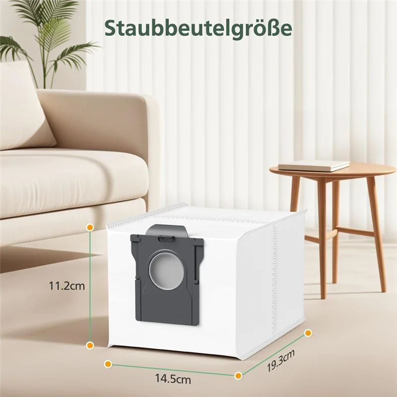 أكياس غبار المكنسة الكهربائية ABRG لنماذج Dreame X40 Ultra/X50 Ultra/L10s Pro Ultra Heat/L40 Ultra/L10s Ultra Gen 2
