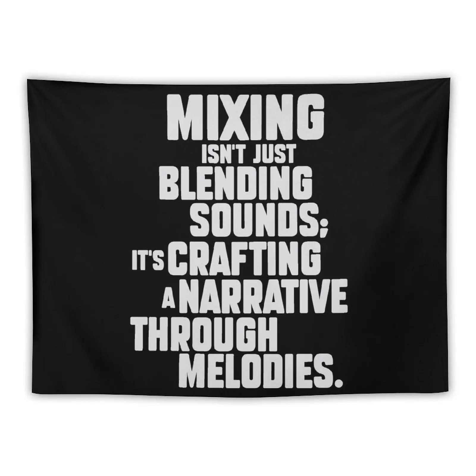 

The art of mixing music. DJs gift. Tapestry Hanging Wall Room Decoration Accessories Home Decorating Tapestry