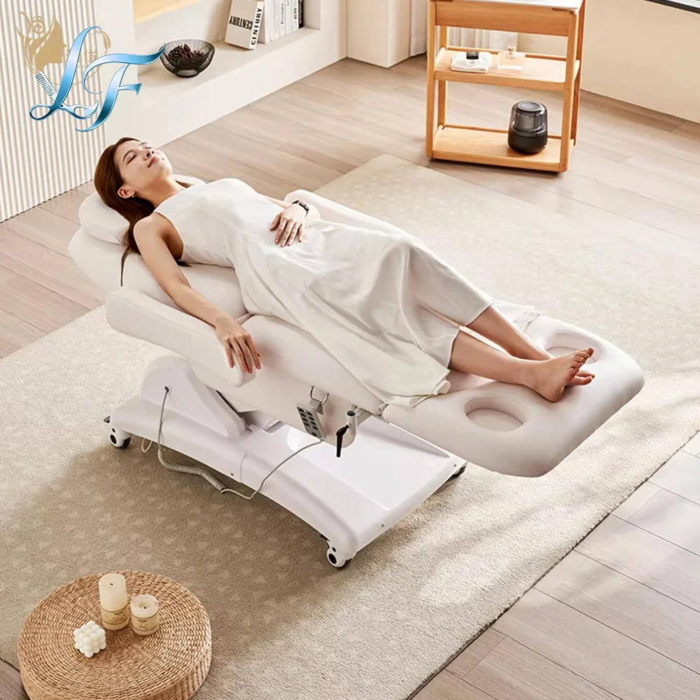 Electric Lifting Medical Bed Gynecological Examination Bed Flushing Function For Private Care Beauty Hospital Furniture Supplies