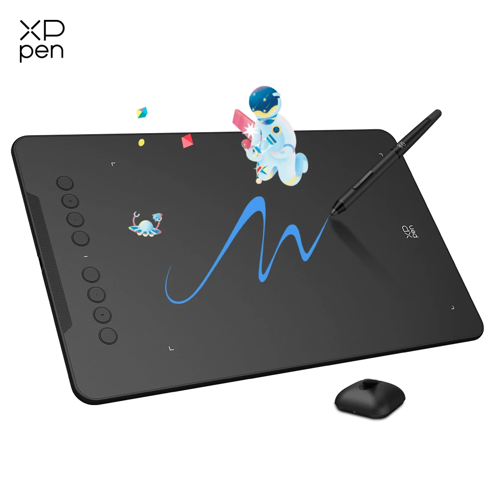 XPPen New Deco01V3 10-calowy Tablet Graficzny Cyfrowy Tablet do Rysowania 16384 Poziomy Nacisku 8 Klawiszy Skrótowych dla Androida Windows Mac