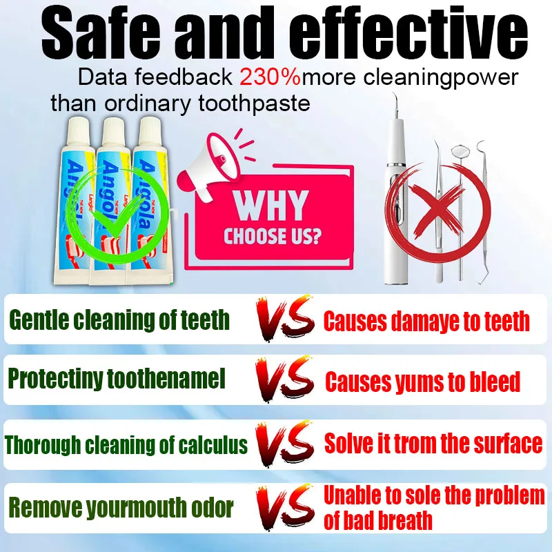 Toothpaste Whitening  Remove Dental Calculus