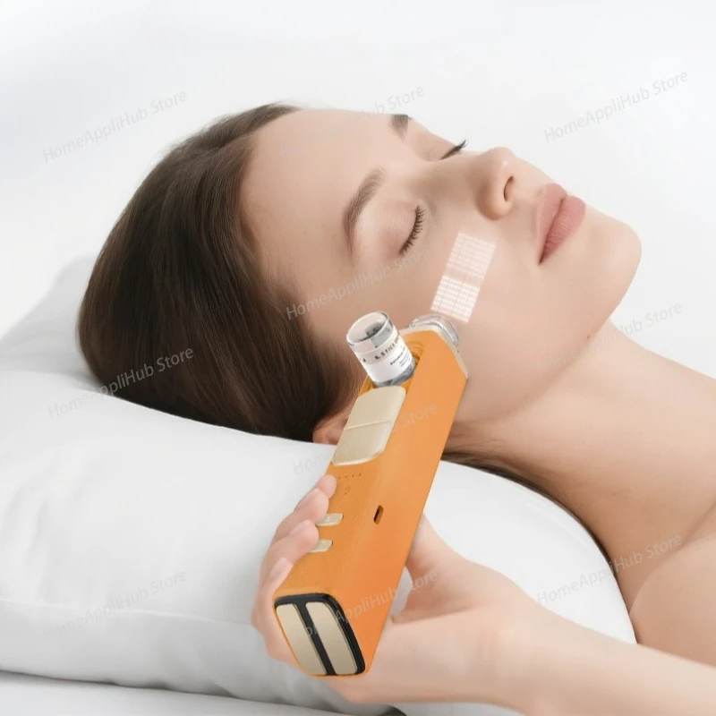 Appareil de mésothérapie automatique à pression négative à la maison - Instrument de beauté améliorant l'absorption de la peau à micro-aiguilles