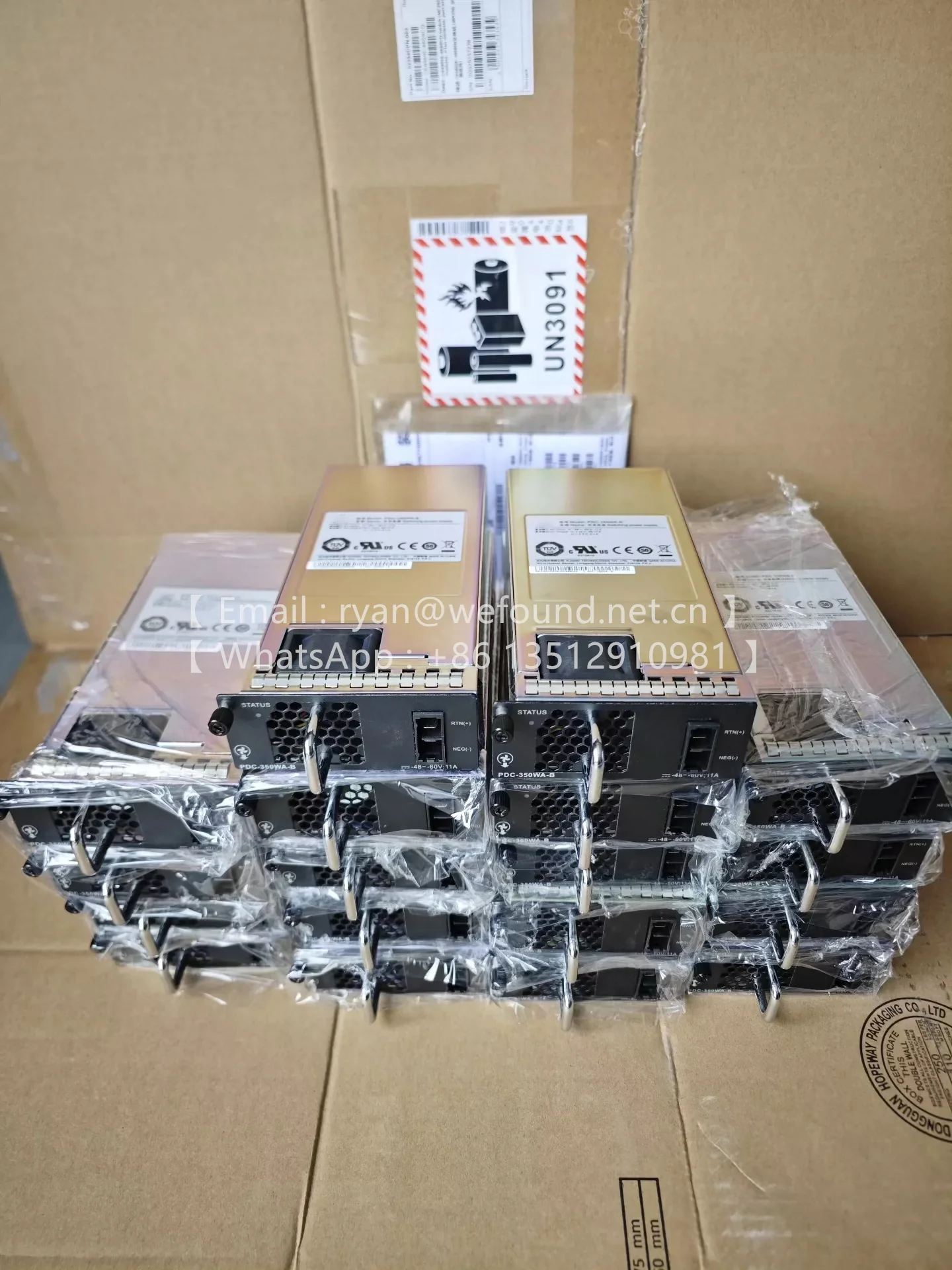 PDC-350WA-B  S6700 Series Switches Hardware  350 W DC Power Module 02310PQN