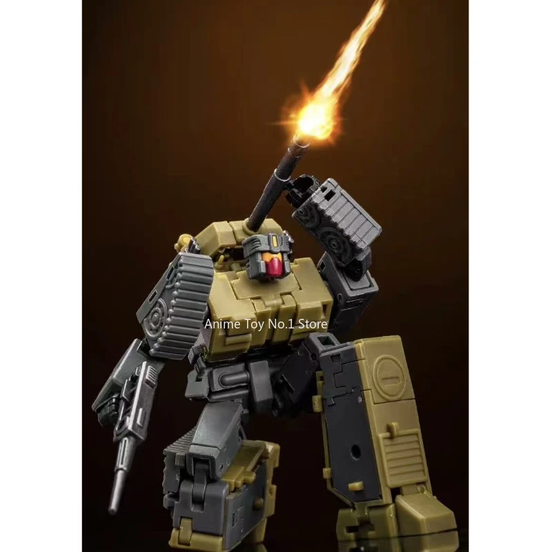 Nieuwe stijl Transformer MS-B51R luidruchtige Huntian Leopard Chariot Combinatie Autobot hot speelgoed Prachtige geschenken filmversie geanimeerd