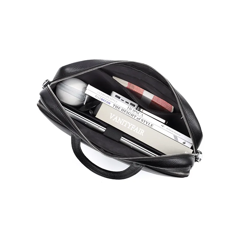 Fashion Handbag Business Trend High-end Feel Men's Luxury Men Bag Casual Genuine Messenger Leather Man Bags Commuter Briefcase