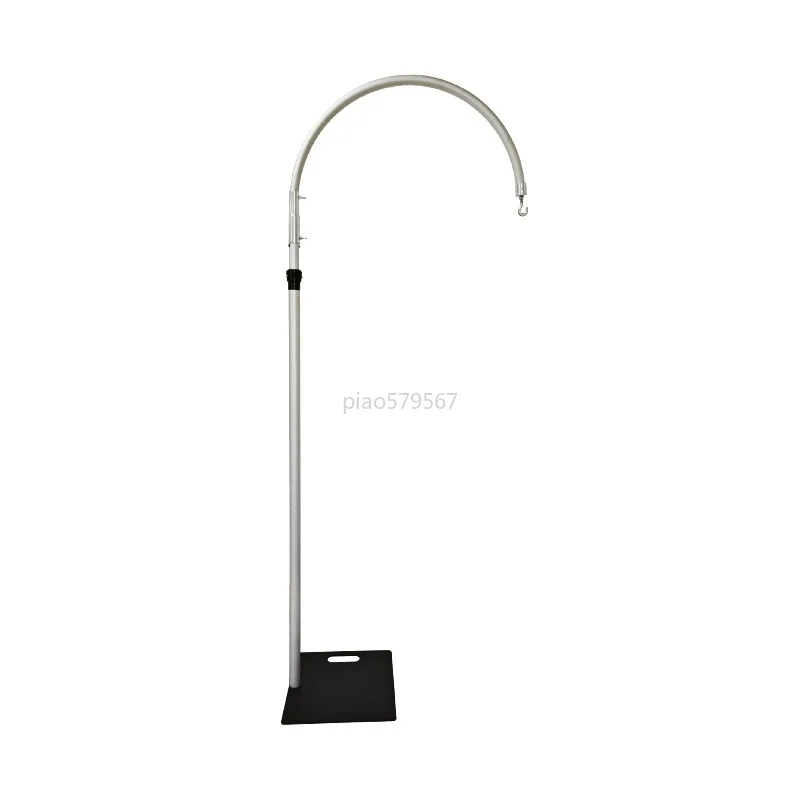 3m Adjustable Half Moon Arch Stand Aluminum Telescopic Backdrop Drape Frame Heavy Duty for Wedding