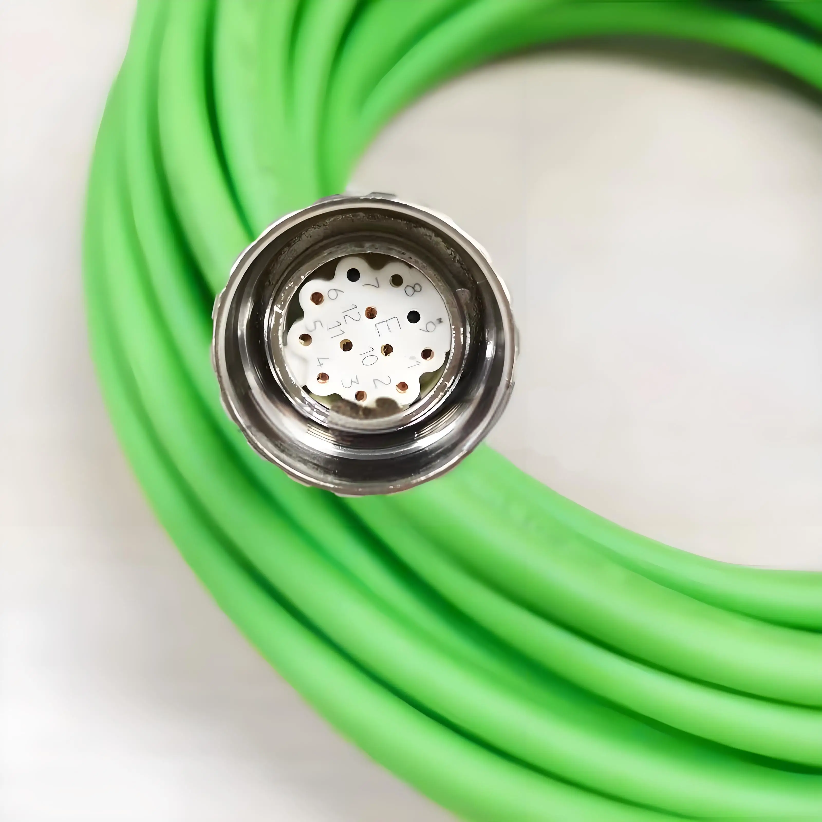 Cavo di prolunga feedback cavo segnale encoder servomotore Feige Xc-C4-18-S3 Cavo di collegamento cavo verde