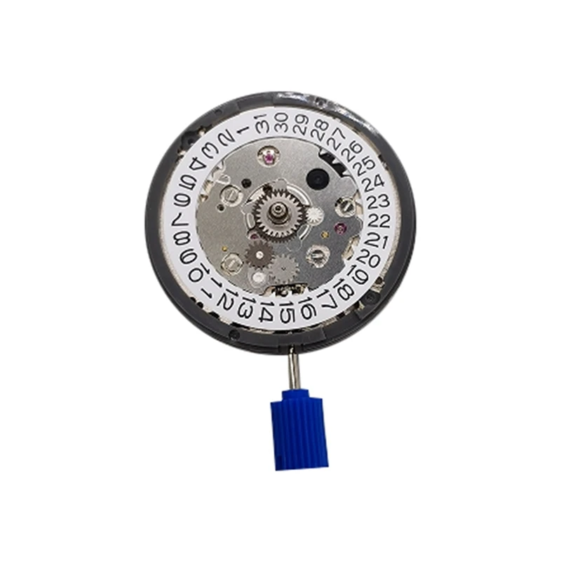 

NH34 High-Precision Watch Movement NH34 GMT Function Calendar 3O'clock Automatic Movement Mechanism Replacement White Calendarf