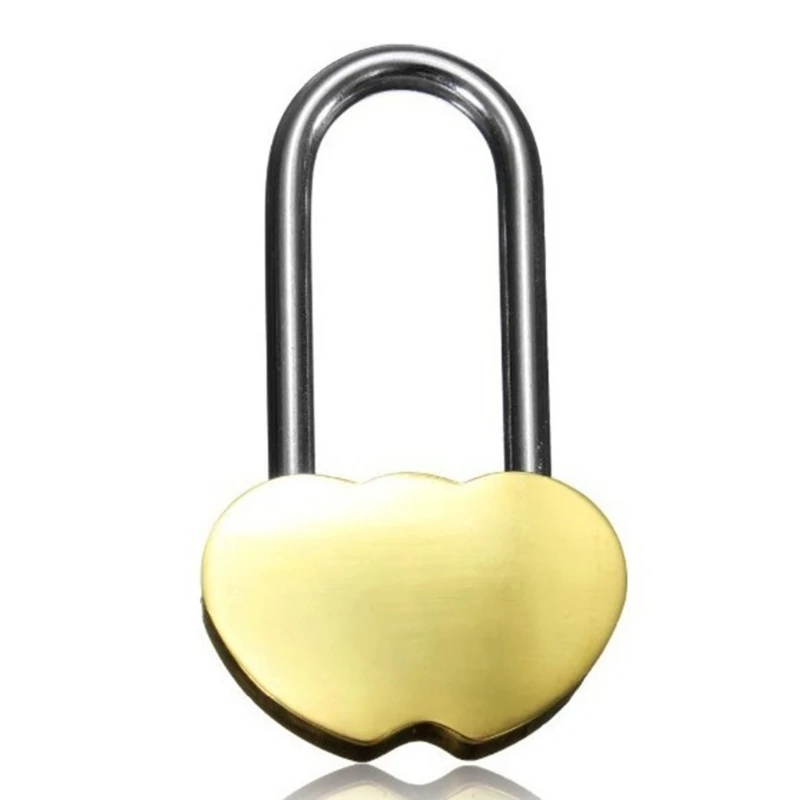 Love Heart Lock Heart Padlocks Love You Forever Letters Double Hearts Ornament for Lovers Wedding Valentines Supplies