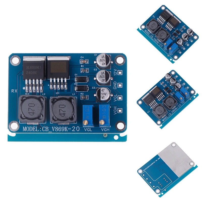 VGH-VGL DC Tech pour la réparation du panneau LCD, document Y cassé, problème de ligne horizontale anormale, 15 V-40V, VGL 5 V-28V