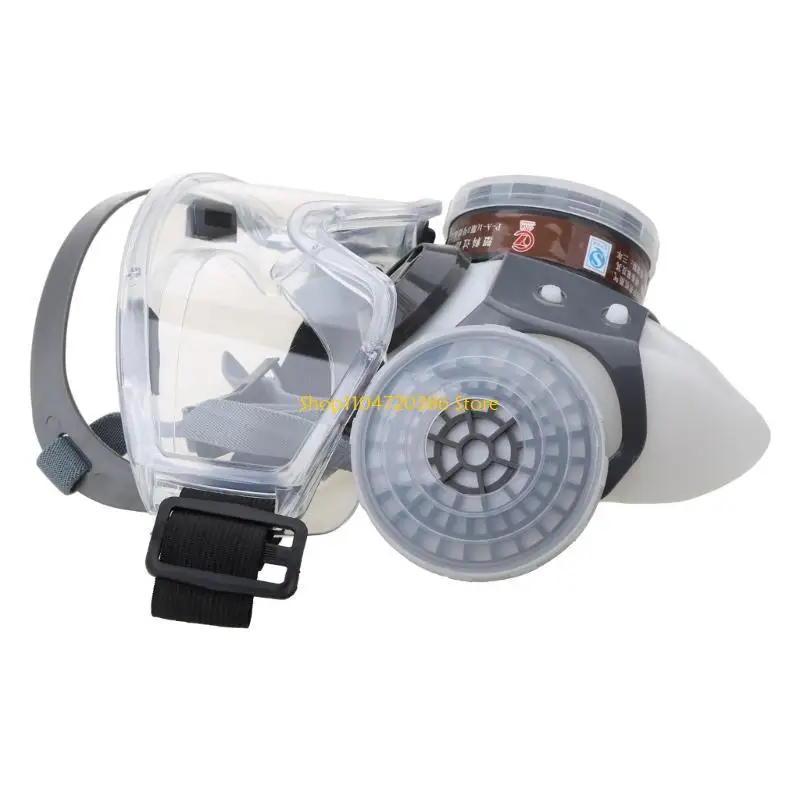 K0EA قناع تنفس كامل للوجه، قناع غاز، فلتر واقي من الغبار، مناسب للطلاء