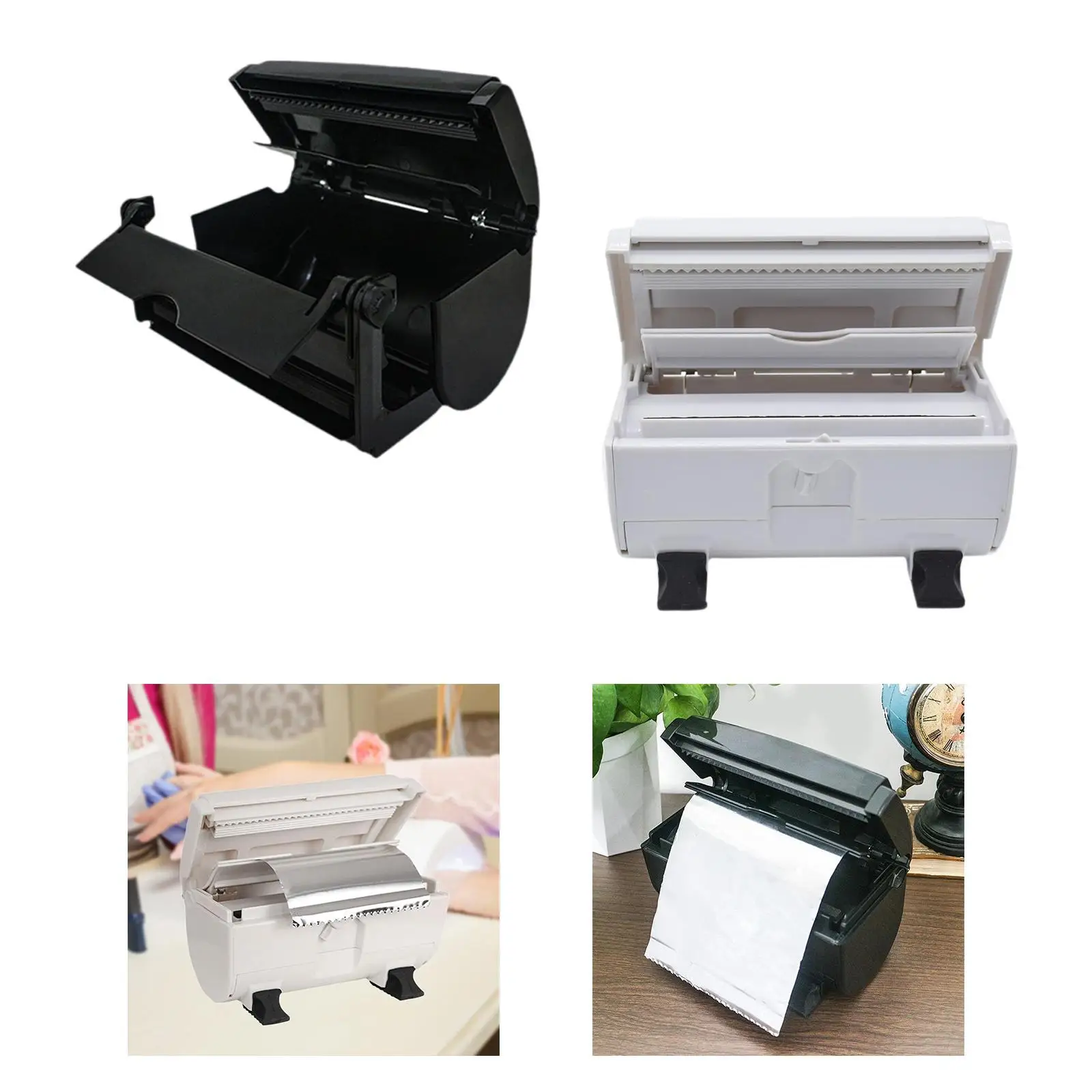 

Highlighting Foil Dispenser Cutter 17x10x10cm for Hair Coloring Lightweight High Temperature Resistant Cutting Tool Versatile