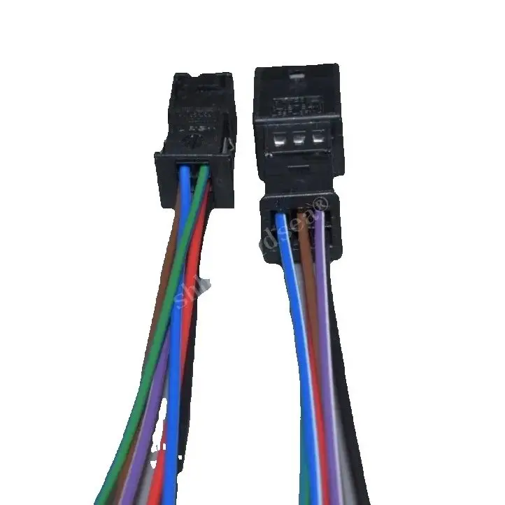 worldgolden 6 Pin/Way Male Female Connector Plug Wire Pigtail For VW Audi Anti-glare Rearview Mirror 8E0 971 833 8E0 971 834