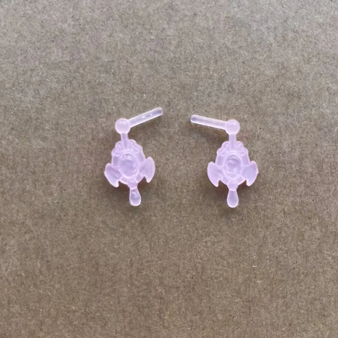 Multi-shape Earrings Doll Decorations 1/6 Stars Hearts Flowers Cookies Lantern Design Cute DIY Doll Accessories - view 3