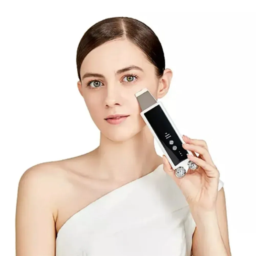 Portable Ultrasound Facial Spatula Face Beauty Skin Scrubber