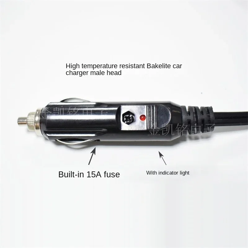 

High-Temperature Resistant Car Charger, 15A High-Power, Copper Extension Cable for Car Cigarette Lighter, 12V 24V Universal, 3.6