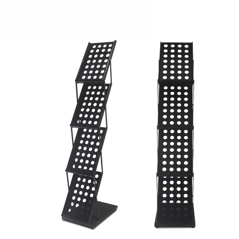 

Medieval Magazine Rack Folding Information Rack Catalog Promotion Landing Exhibition