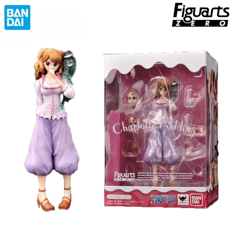 Originele Bandai Figuarts Nul Een Stuk Charlotte Pudding 16Cm Anime Figuur Pvc Speelgoed Cadeau Verzamelbare Model Ornamenten