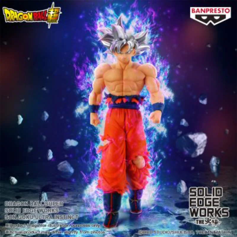 

BANDAI BANPRESTO Dragon Ball Super SOLID EDGE WORKS-THE Battle- Son Goku The Secret of Selfishness Garage Kit Gifts Toys Model