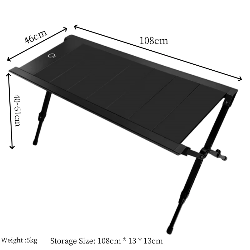 Stół kempingowy IGT Outdoor igt 4-jednostkowy stół składany przenośny lekki stół piknikowy ze stopu aluminium stół kempingowy nowość
