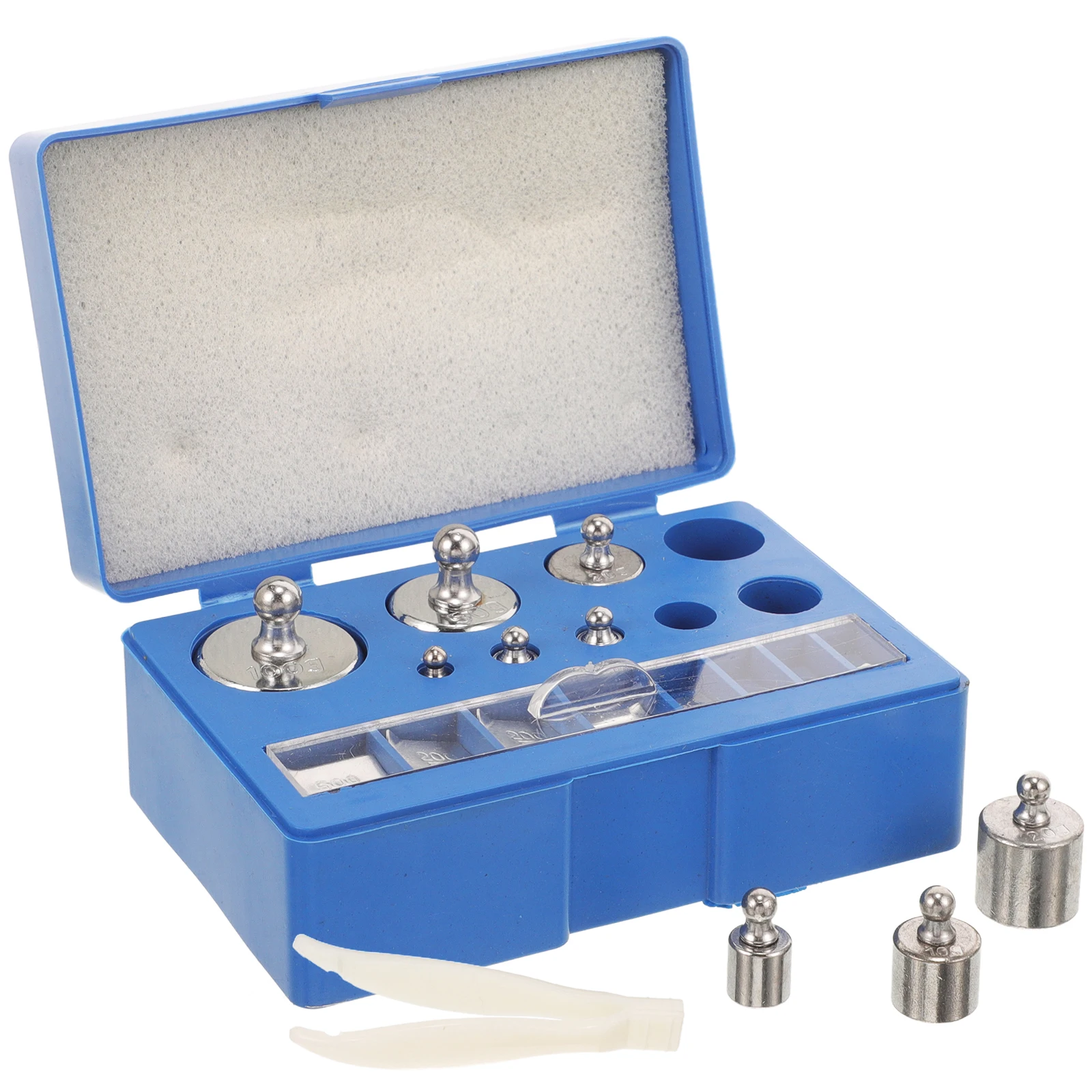 

17 Pieces Calibration Weights Kit 10mg-100g Precision Stainless Steel Digital Scale Grams Weight Set Measurement Tools