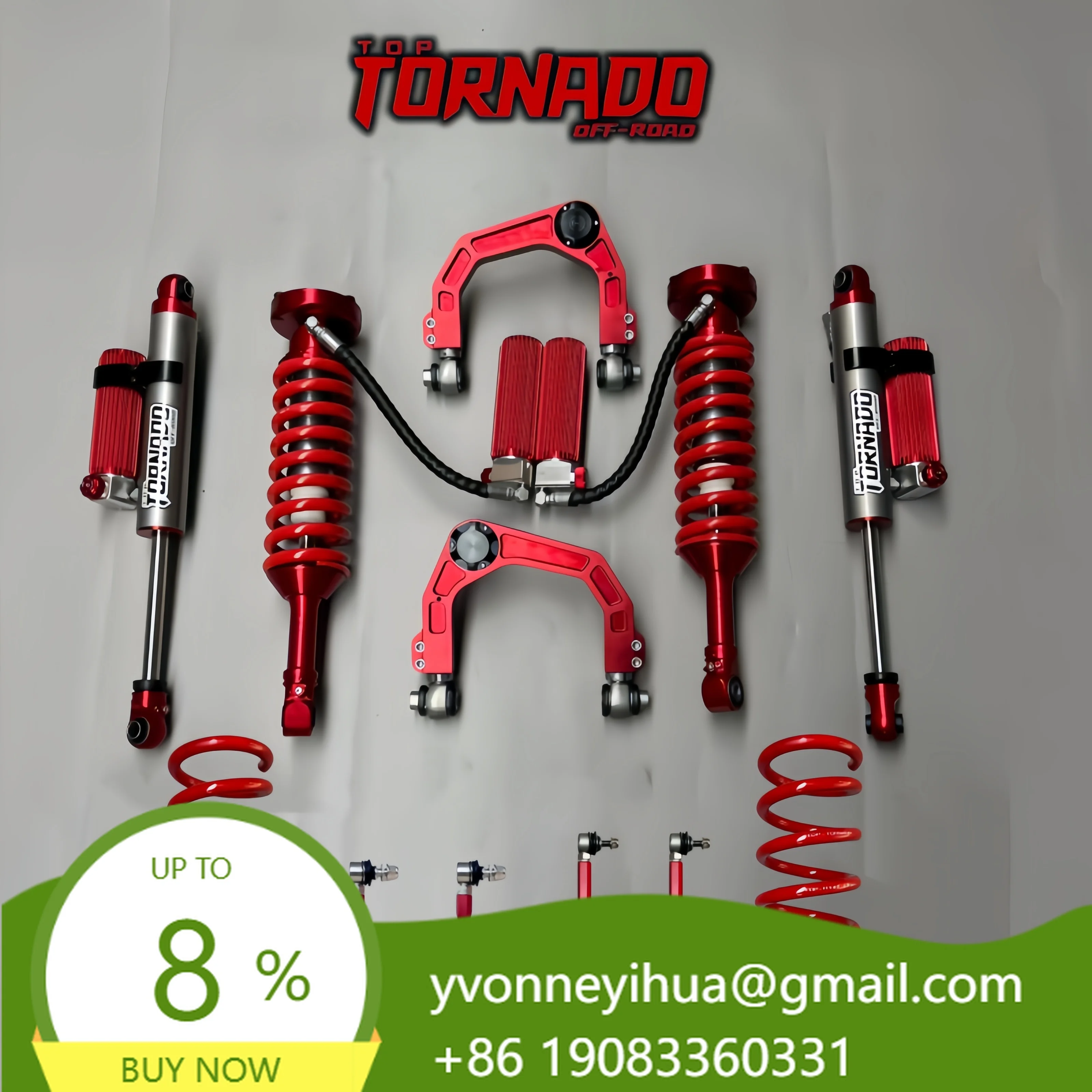 High-quality 4x4 Off-road Nitrogen Compression Rebound Adjustable Suspension Lift Kit For BYD SHARK 6
