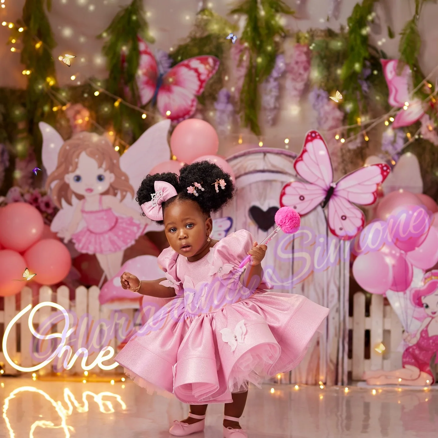 فساتين فتاة الزهور المنفوشة بأكمام منتفخة لتزيين الحفلات الرسمية وحفلات أعياد الميلاد وحفلات أعياد الميلاد حسب الطلب #4