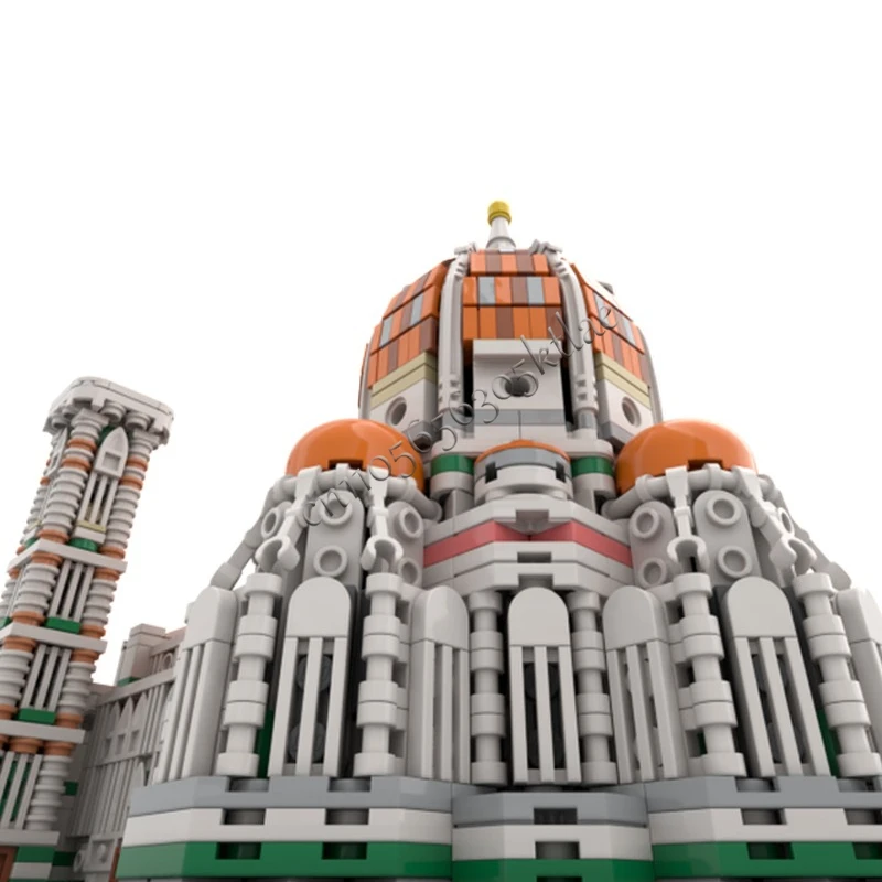 2013 PCS MOC Średniowieczna Katedra Zamek Modularny Model Klocki Konstrukcyjne Zestawy DIY Edukacyjne Klocki do Składania Zabawki Prezent Świąteczny dla Dzieci