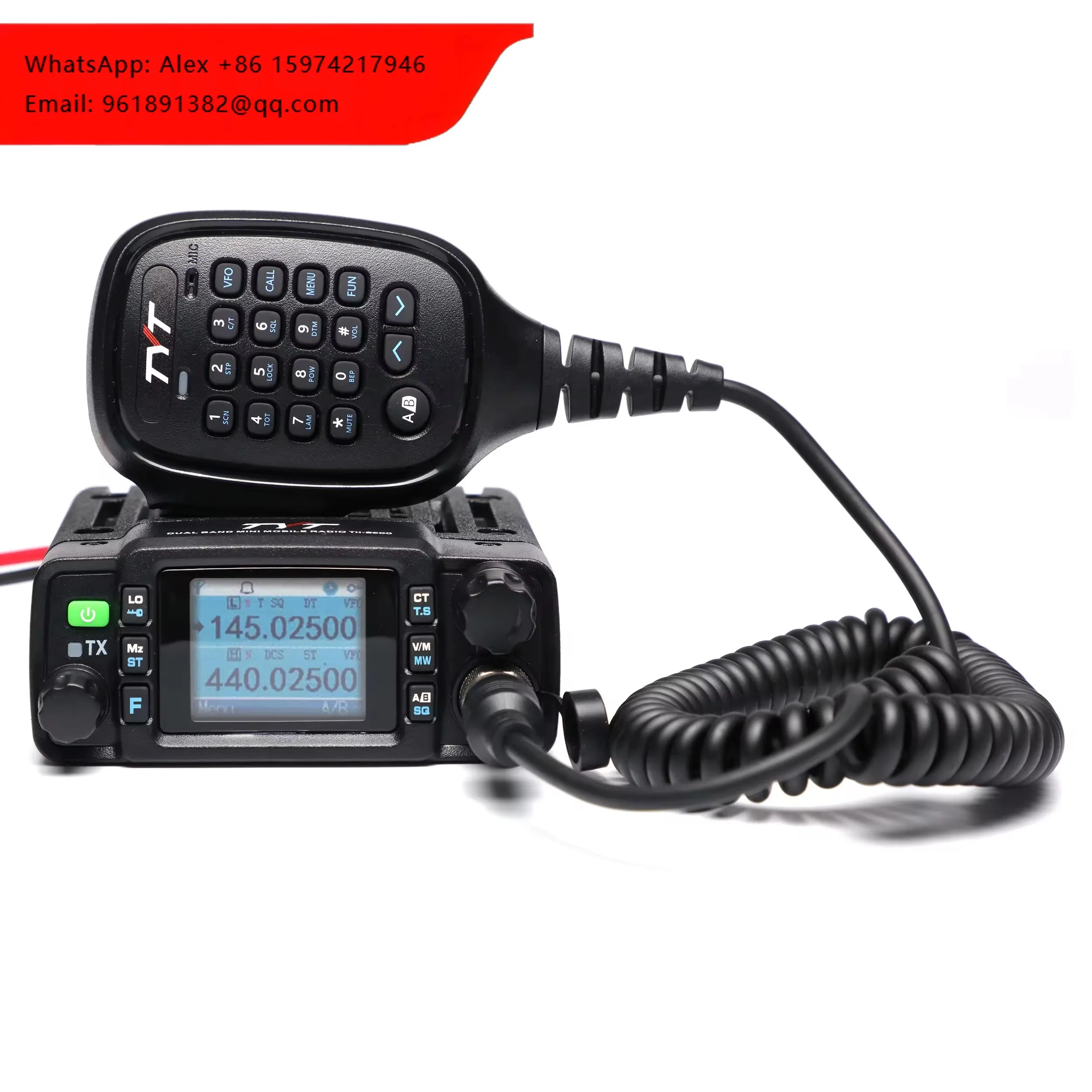 

Wholesale TH-8600 Car Radio,Dual Band VHF UHF 144-148MHz/420-450MHz Mini Mobile Transceiver IP67 Waterproof Mobile Car Radio