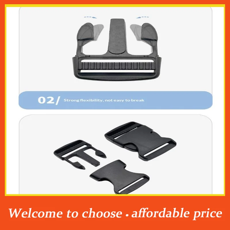 {}1pc High Quality POM Plastic Side Release Buckle Single Adjustable Strap Buckle For Waist Bag Backpack - zdjęcie 1