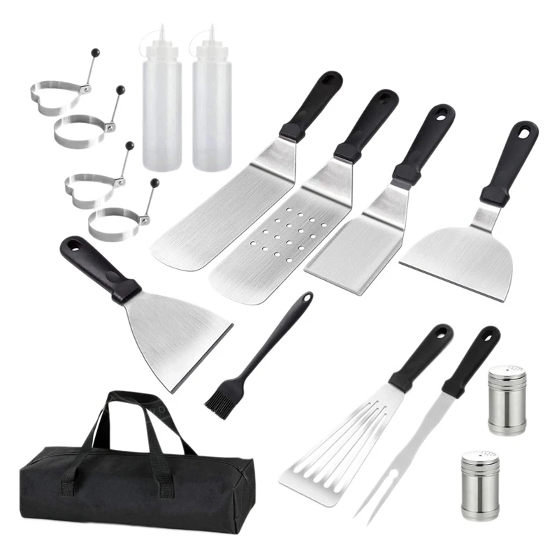 18Pcs Outdoor Griddle Accessories Kit For Blackstone Grill Griddle Spatula Scraper Combination Home Cooking Accessories