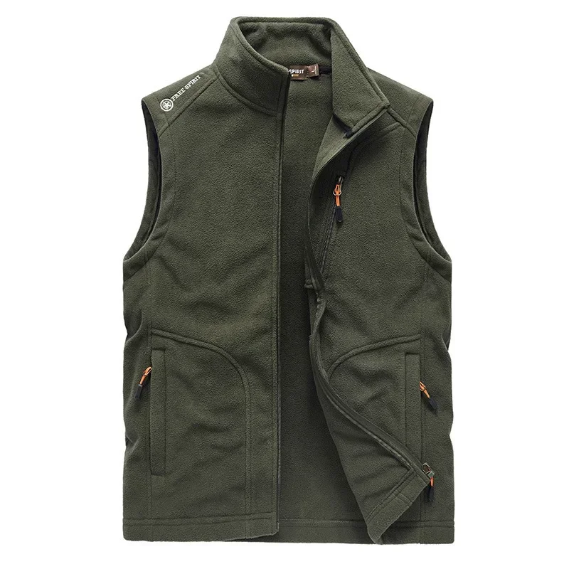 MaiDangDi Men's Nylon Vest Fashion Casual Sleeveless Jacket Everyday Versatile Sleeveless Men Clothing Oversized Male Top 5XL