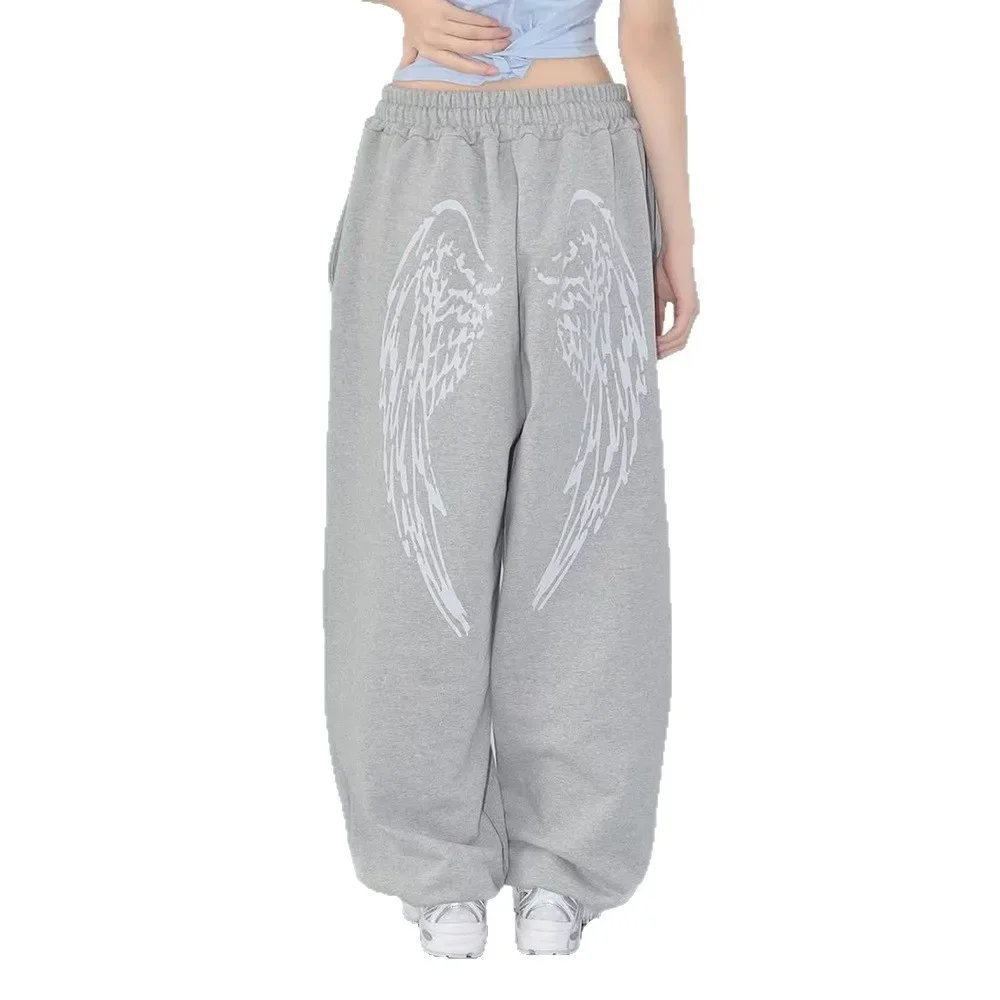 فضفاض المرأة الهيب هوب السراويل الصيف نمط جديد النمط الأمريكي كلينفيت مستقيم الساق السراويل الطويلة العصرية شارع العليا الموضة #5