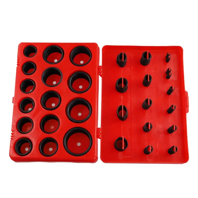 CHCH 347PCS Rubber O-Ring Assortment Kit Buna-N Gasket Sealing Replacement O-Rings For Plumbing Faucet Repair