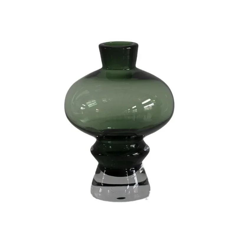 Mini small vase high-end flower arrangement device glass water raising flowers bedroom bathroom desktop aromatherapy bottle