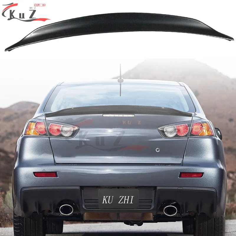 Per Mitsubishi Lancer EX Evo 2008-2015 ABS Primer colore posteriore tronco Spoiler ala accessori auto Spoiler