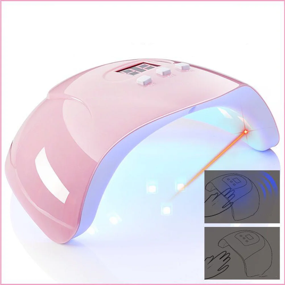 Secador de unhas led uv para manicure, sensor inteligente, para gel polonês, secador, secador