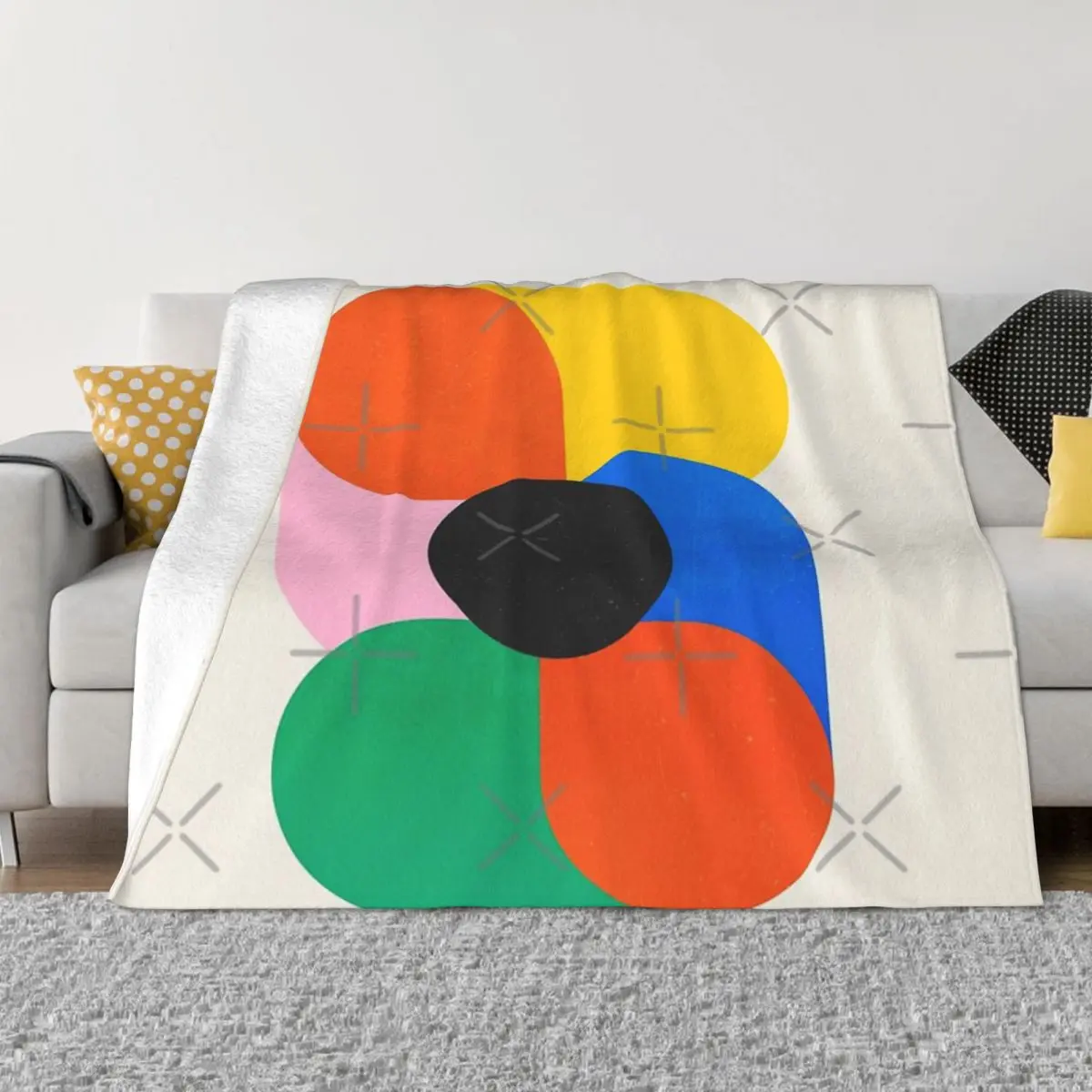 Harmony Bauhaus 1919 Exhibition 03 Home Bed Blanket Couple Blankets Thin Wadding Blanket Throw Blanket