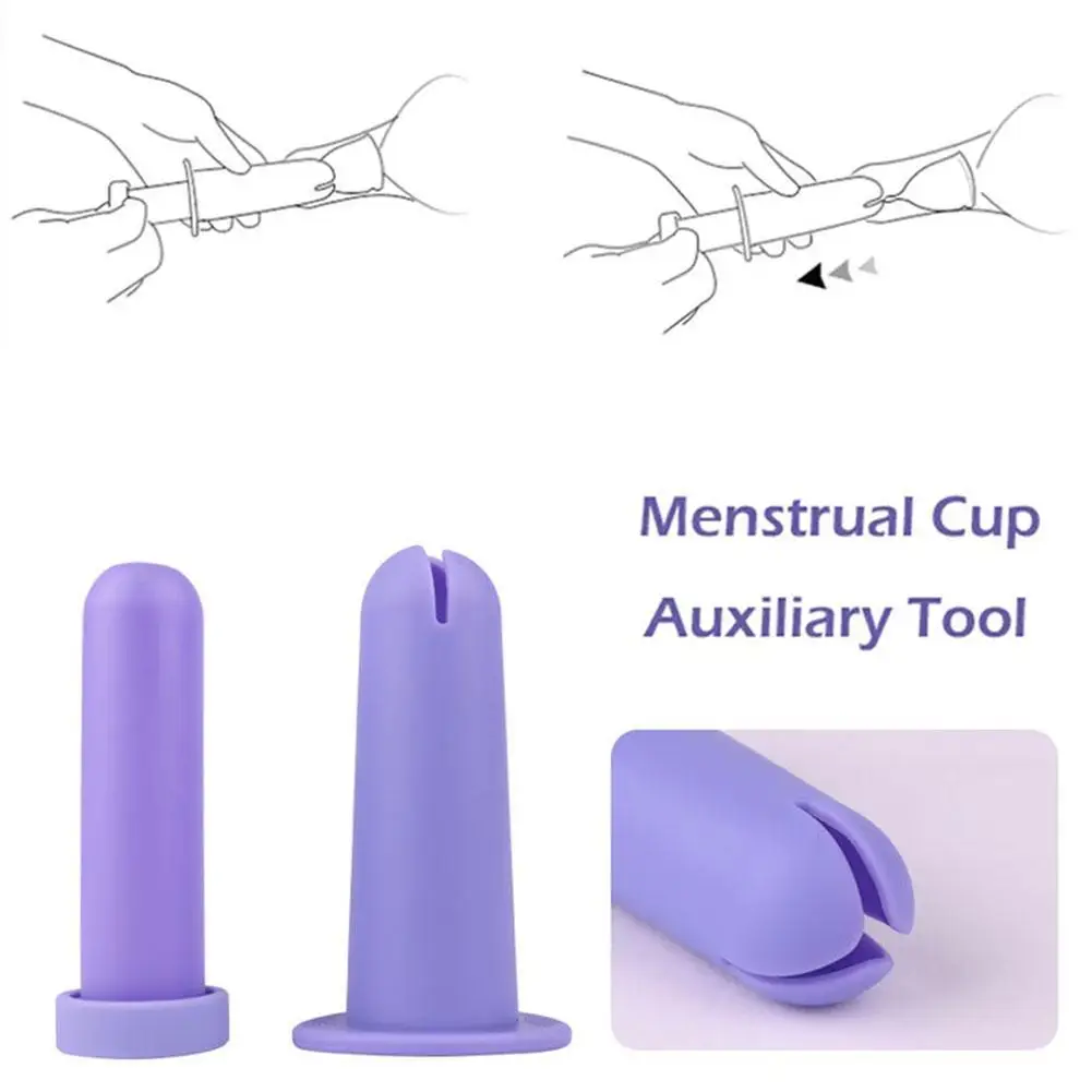 Applicator Tool For Menstrual Cups For Easy Insertion Reusable Period Cup Applicator Eco Friendly Works With Most Menstrual Cups