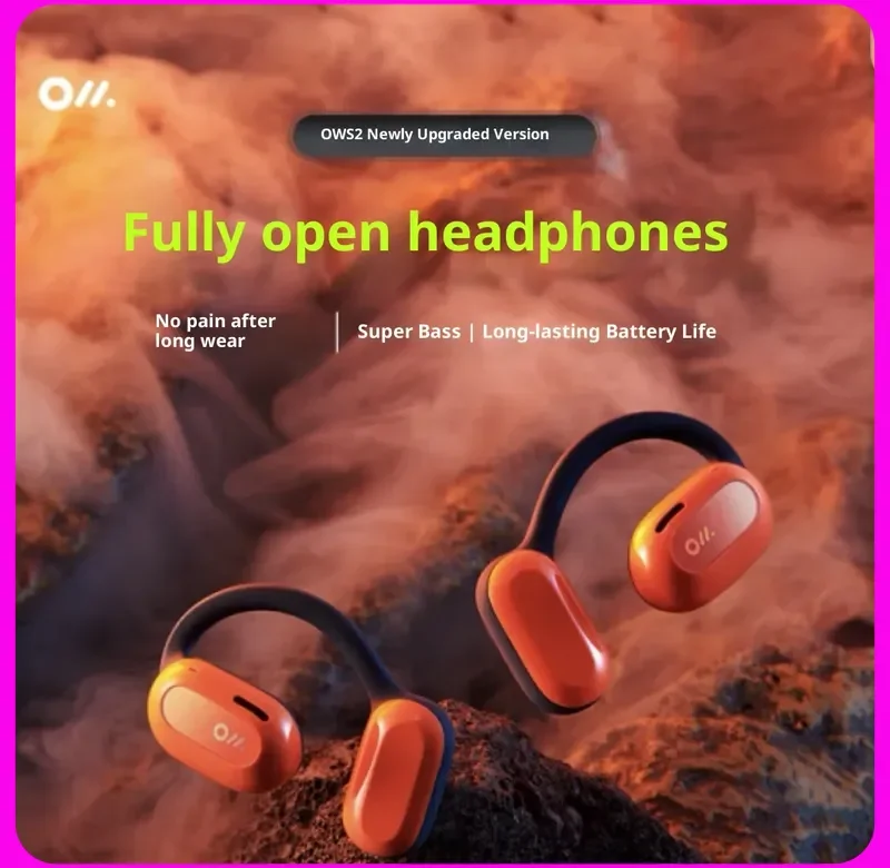 

Новые беспроводные Bluetooth-наушники Oladence Ows 2 5.3, не вставляемые в ухо, с защитой от протечек, сверхдолгим сроком службы батареи, подарок на фестиваль
